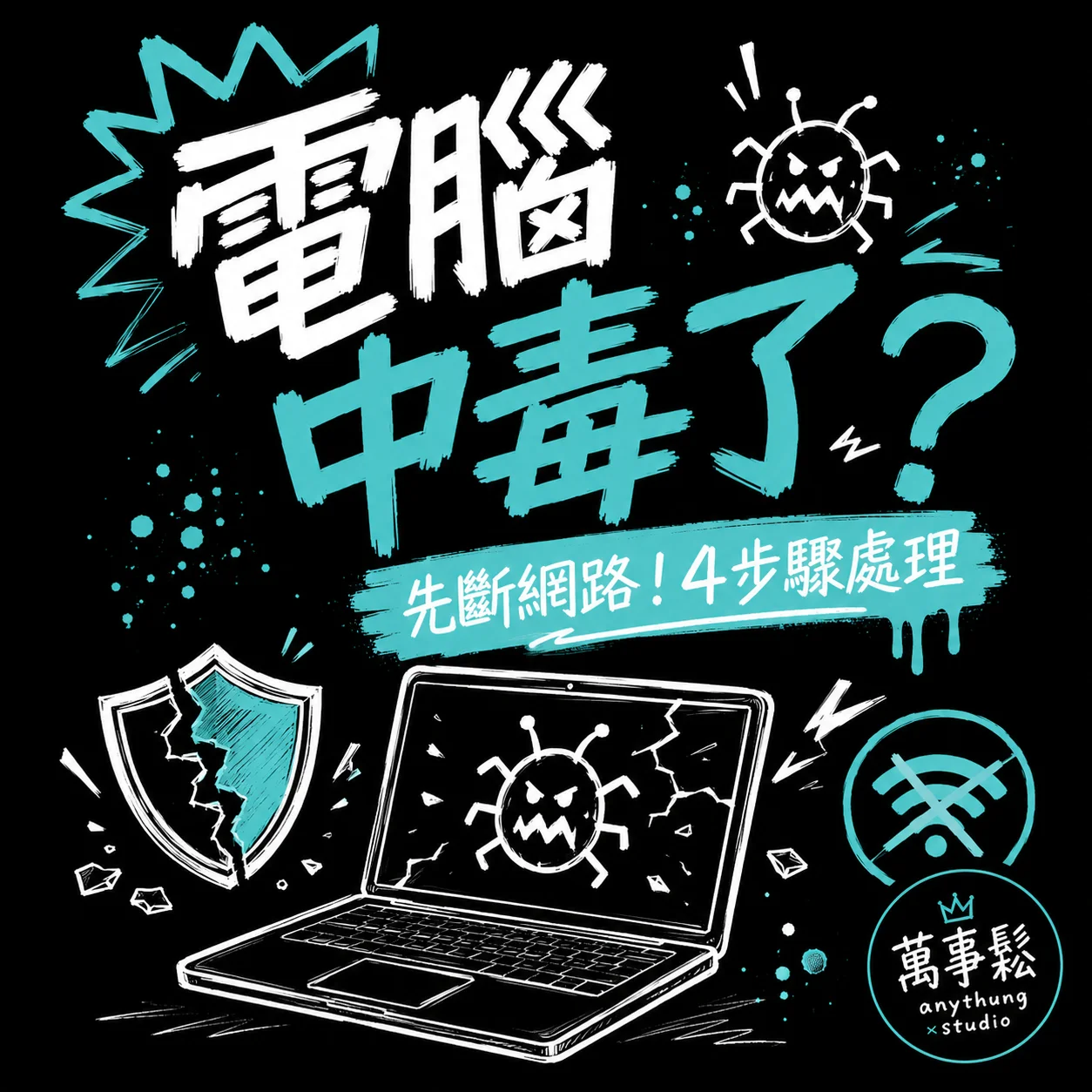 電腦中毒了怎麼辦？這幾個症狀要注意