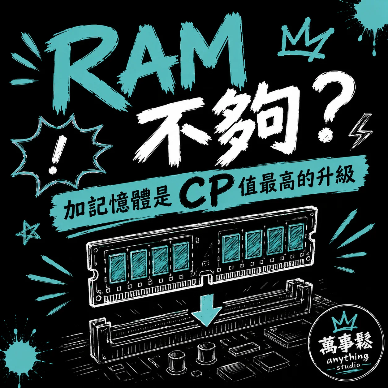 記憶體不夠怎麼辦？加 RAM 值得嗎？